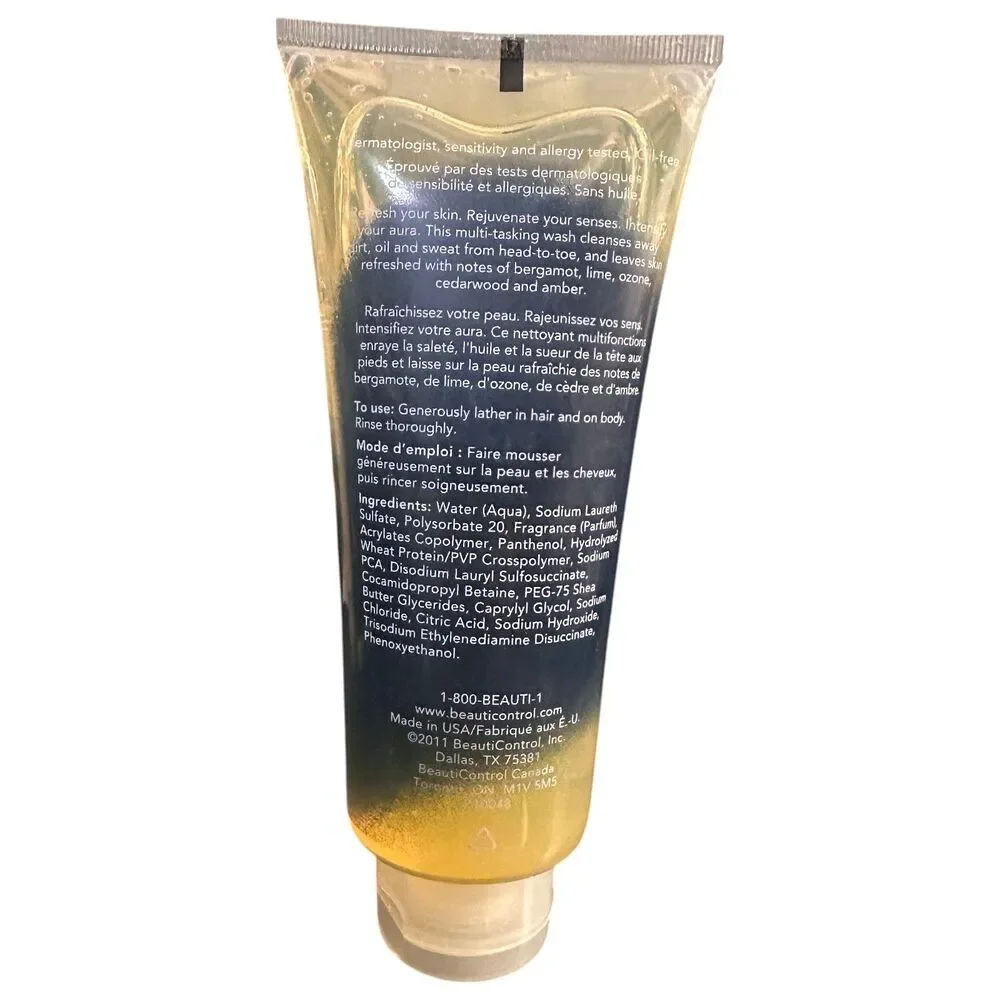 BeautiControl AURA Hair & Body Wash for Men 6.7 oz NEW SEALED Discontinued